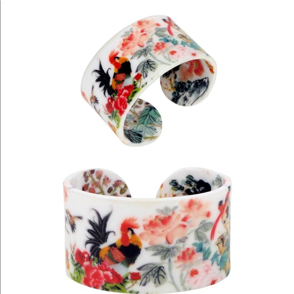 NWT Rooster Floral Bracelet - Picture 2 of 5